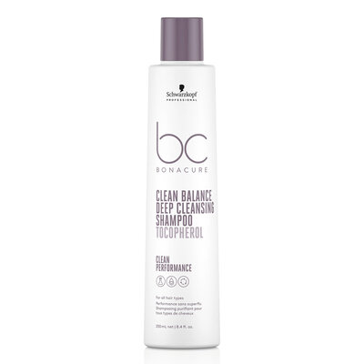 Schwarzkopf BC Bonacure Clean Balance Deep Cleansing Shampoo Tocopherol 250ml