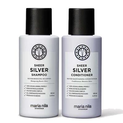 Maria Nila Sheer Silver Duo 100ml