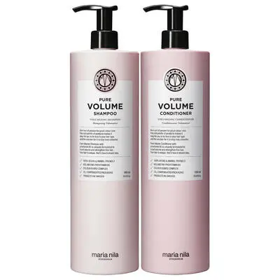 Maria Nila Pure Volume Shampoo Duo 2x 1000ml